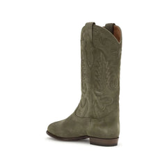 Shiloh Heritage Green Calf Leather Bos Taurus Boots - EU38/US8