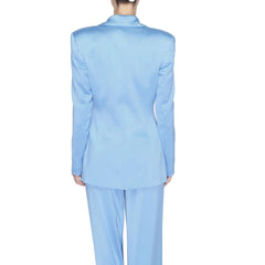 Silence Blue Polyester Blazer