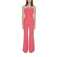 Silence Orange Polyester Jumpsuit - XL
