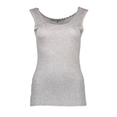 Silvian Heach Gray Viscose Women Top - XS - Tank Tops