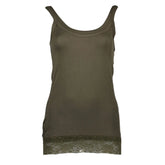 Silvian Heach Green Cotton Women Tank - Tank Tops
