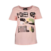 Silvian Heach Pink Cotton Unisex T-Shirt - 2XS - T-Shirts