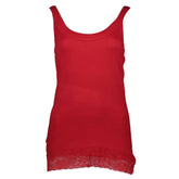 Silvian Heach Red Cotton Women Tank - XS - Tank Tops