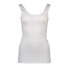 Silvian Heach White Cotton Women’s Tank Top - Tank Tops