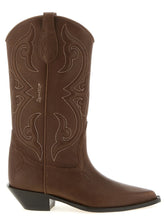 Sonora Braune Chelsea-Stiefel aus Kalbsleder