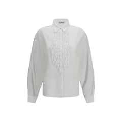 SOSUE White Cotton Blouse - M