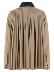 Sportmax Beige Polyester Coat
