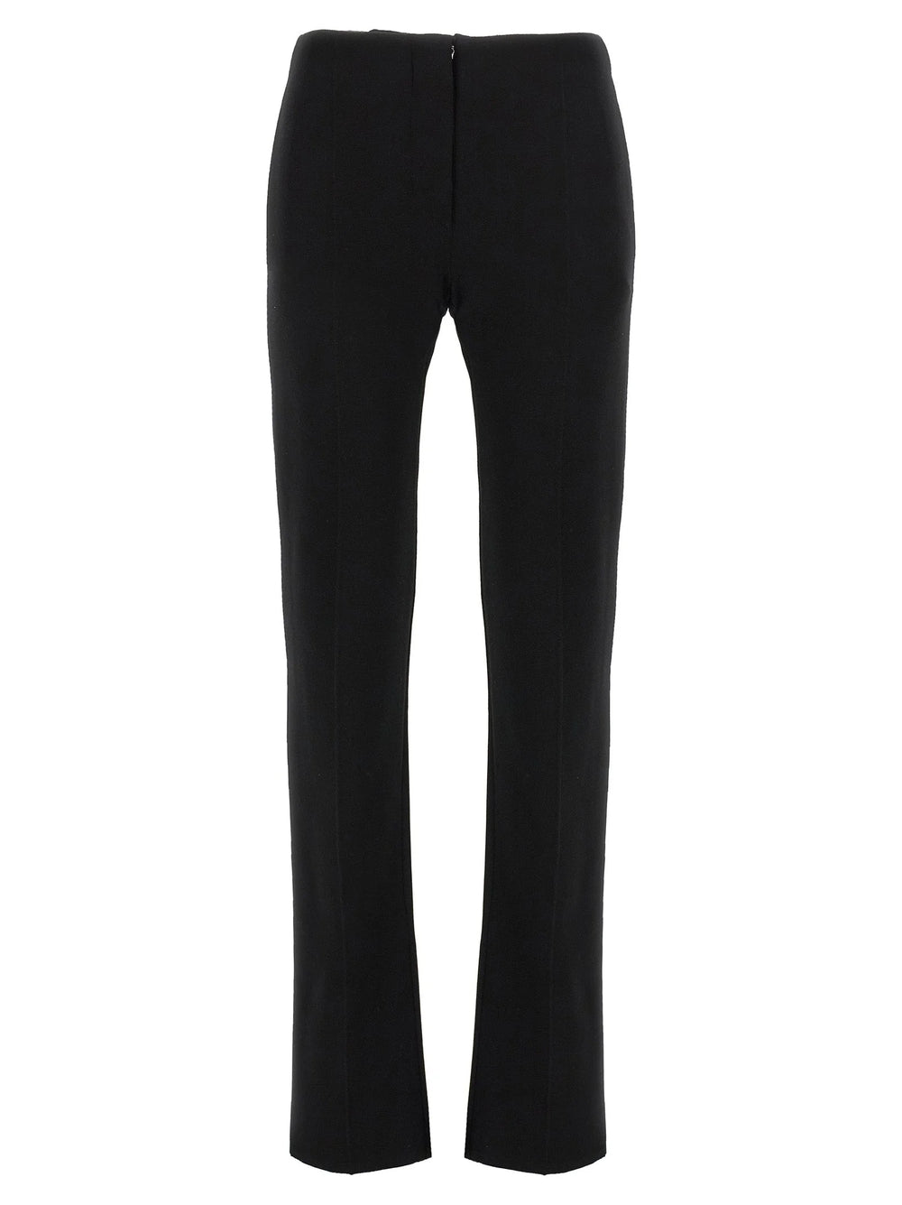 Sportmax Black Viscose Casual Pants