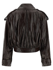 Sportmax Brown Cotton Coat - IT42