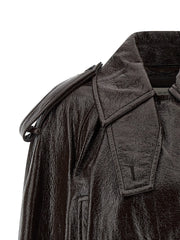 Sportmax Brown Cotton Coat - IT42