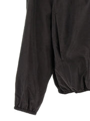 SSSTEIN Brown Silk Shell Jacket - M