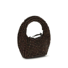 Staud Bolso de Fibras Negras