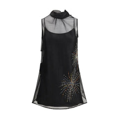 Staud Black Polyester Casual Dress - S