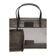 Staud Brown Nylon Handbag