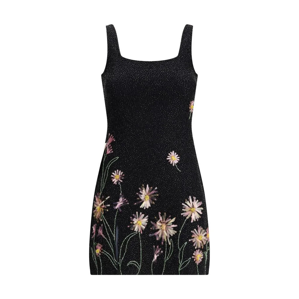 Staud Le Sable sequin-embellished floral mini Dress - Dresses