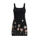 Staud Le Sable sequin-embellished floral mini Dress - Dresses