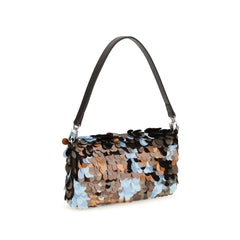 Staud Multicolor Marabou Shoulder Bag