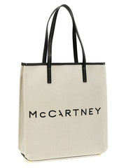 Stella McCartney Beige Cotton Tote Bag