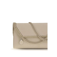 Bolsa de Ombro Bege Stella McCartney em Poliéster