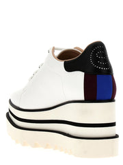 Stella McCartney Bicolor Polyethylene Wedge Sandals - EU40/US10