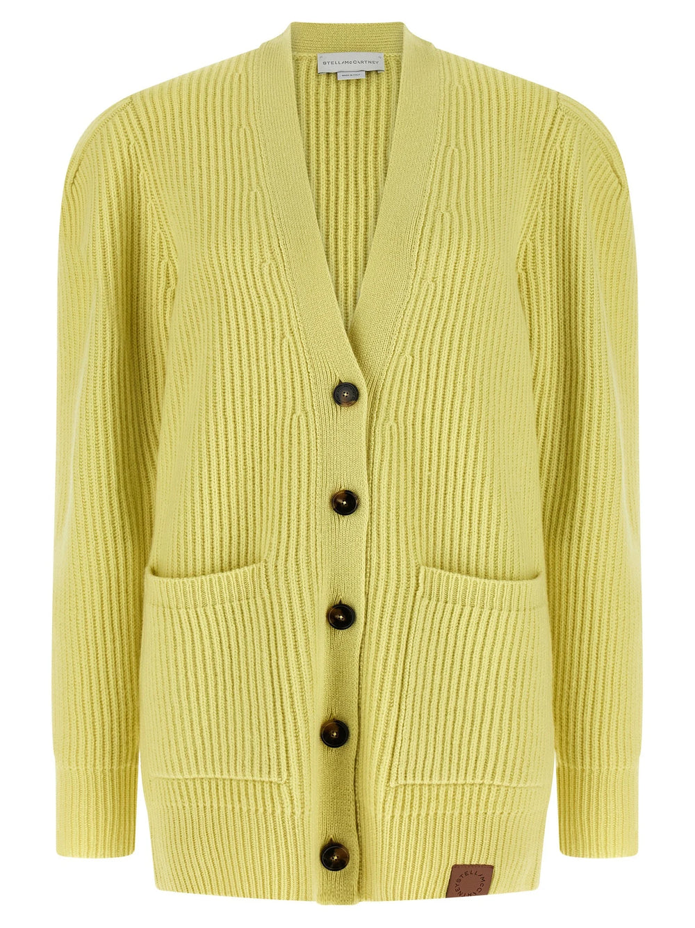 Stella McCartney Bicolor Virgin Wool Cardigan - S