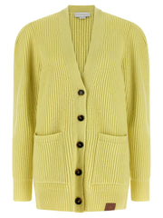 Stella McCartney Bicolor Virgin Wool Cardigan - S