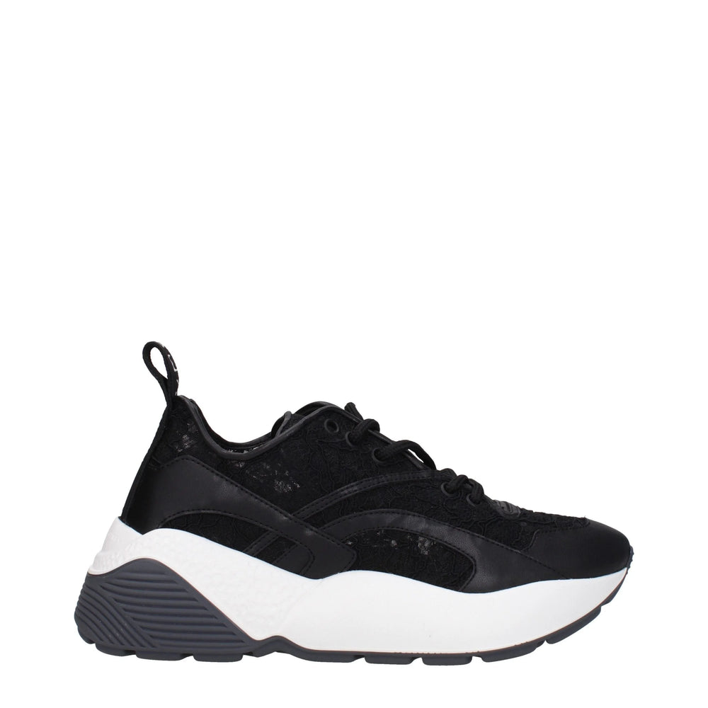 Stella McCartney Black Fabric Chunky Sneakers - EU38/US8 - Sneakers