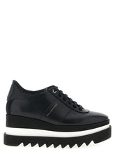 Stella McCartney Black Polyethylene Wedge Sandals