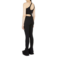 Stella McCartney Black Viscose Jumpsuit - 40