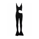 Stella McCartney Black Viscose Jumpsuit - 40