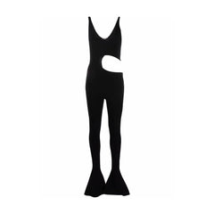 Stella McCartney Black Viscose Jumpsuit - 40