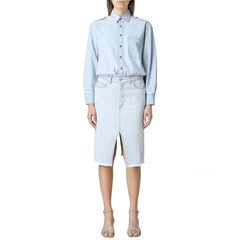 Stella McCartney Blue Cotton Casual Dress - 38