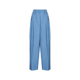 Stella McCartney Blue Linen Casual Pants - 40