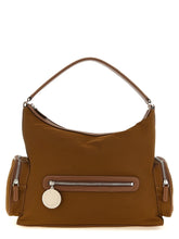 Stella McCartney Sac à épaule en polyamide marron
