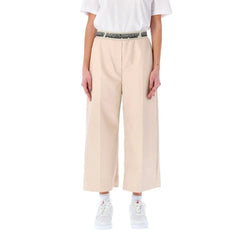 Stella McCartney Cropped Logo Pants - Trousers
