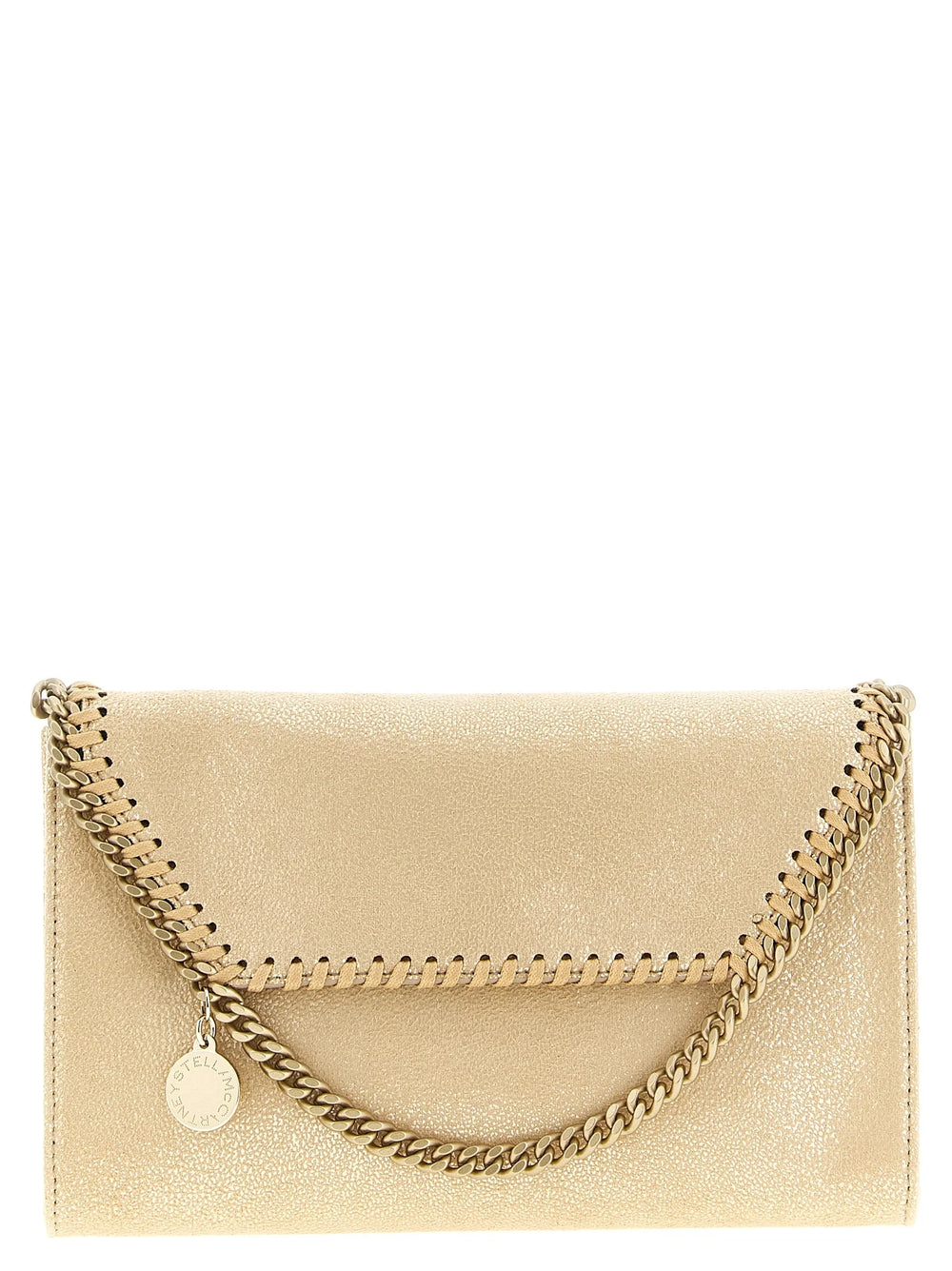 Stella McCartney Gold Polyester Cardholder