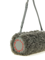 Stella McCartney Gray Polyester Clutch Bag