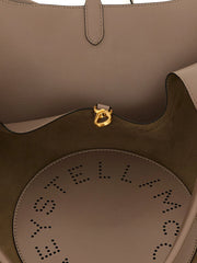 Stella McCartney Gray Polyester Tote Bag