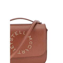 Stella McCartney Logo Flap Bag Eco Embossed Grainy Alter - Shoulder Bags