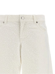Stella McCartney White Cotton Jeans Denim