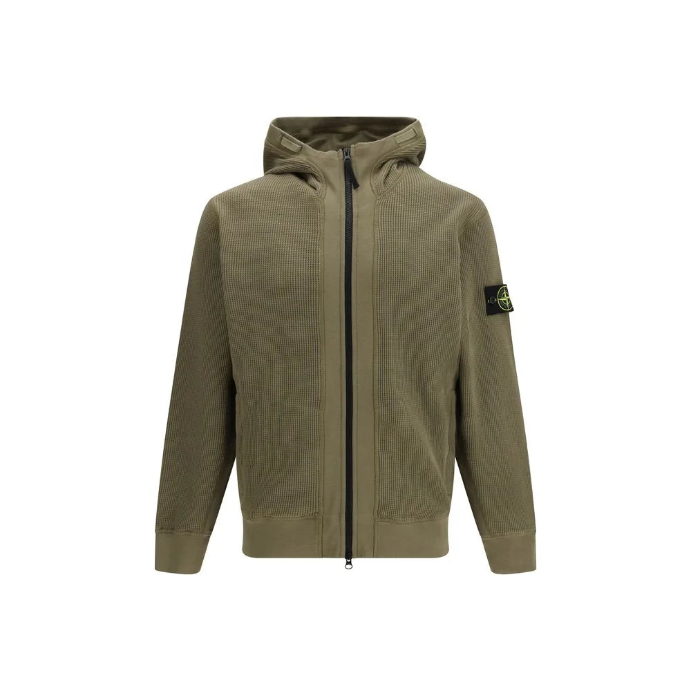 Stone Island Bicolor Cotton Sweatshirt