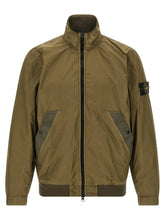 Stone Island جاكيت صدفة بولي أميد ثنائي اللون