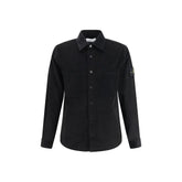 Stone Island Black Cotton Dress Shirt - M