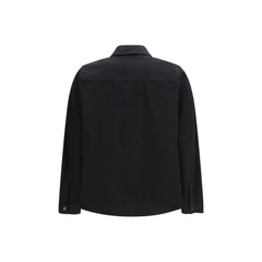 Stone Island Black Cotton Jackets And Coat - M