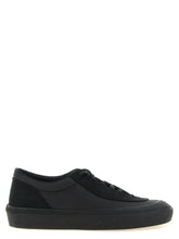 Stone Island Black Cotton Low Top Sneakers