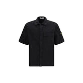 Stone Island Black Cotton Shortsleeve Shirt - M
