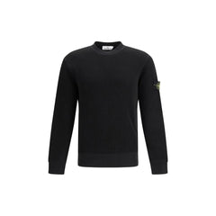 Stone Island Black Cotton Sweatshirt - M