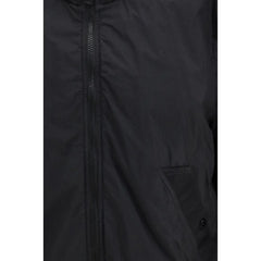 Stone Island Black Polyamide Coat - M