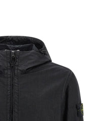 Stone Island Black Polyamide Shell Jacket - L