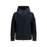 Stone Island Black Polyester Coat